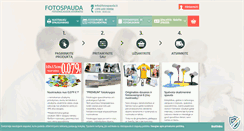 Desktop Screenshot of fotospauda.lt